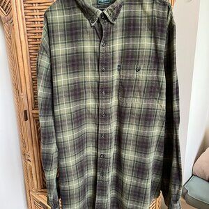 mens used flannel shirt